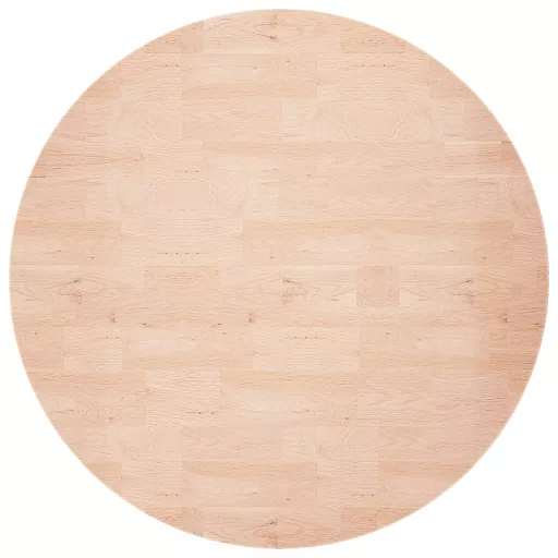 Kerek kezeletlen tömör tölgyfa asztallap Ø70 x 1,5 cm