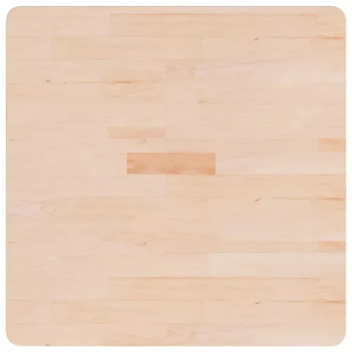 Kezeletlen tömör tölgyfa négyzet asztallap 70x70x4 cm