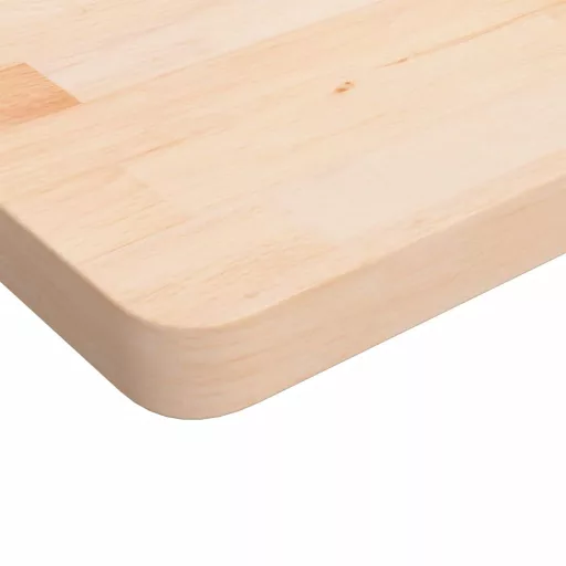 Kezeletlen tömör tölgyfa négyzet asztallap 90x90x4 cm