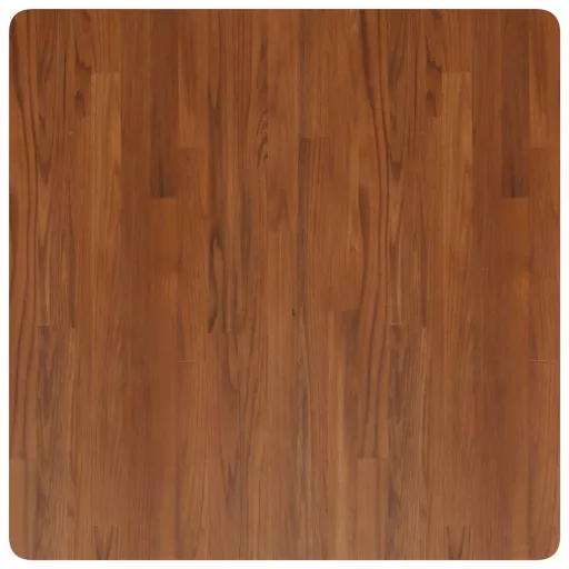 Sötétbarna kezelt tömör tölgyfa négyzet asztallap 80x80x2,5cm