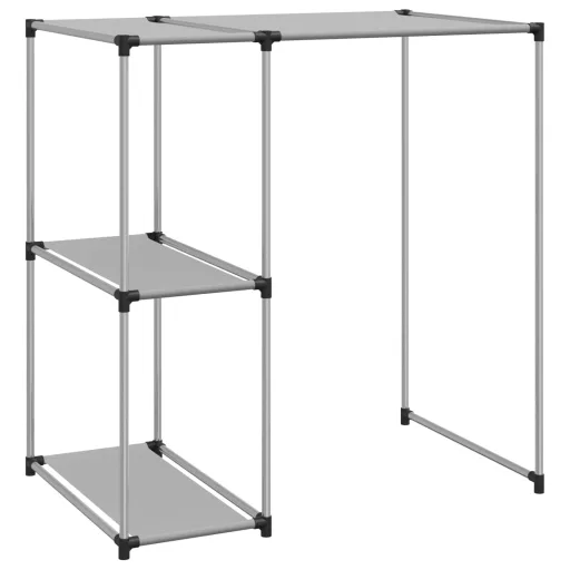 2 szintes szürke mosógép feletti tárolóállvány 87x55x90,5 cm