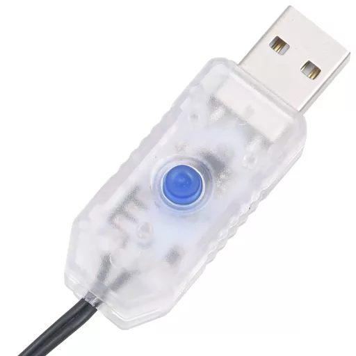 Színes pasztell fényű PVC LED-füzér 300 LED-el 30 m