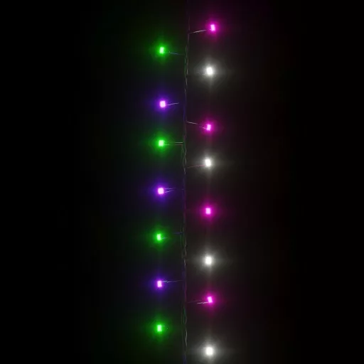 Színes pasztell fényű kompakt PVC LED-szalag 400 LED-del 13 m