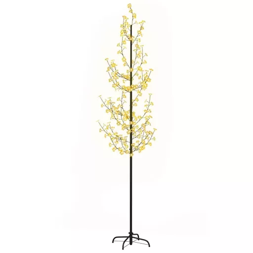 LED-es cseresznyevirágfa 368 meleg fehér LED-del 300 cm