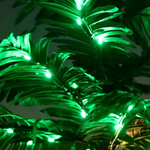 LED-es pálmafa 88 meleg fehér LED-del 150 cm