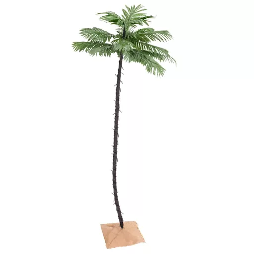 LED-es pálmafa 136 meleg fehér LED-del 220 cm