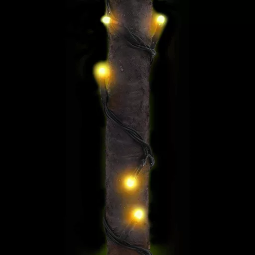 LED-es pálmafa 136 meleg fehér LED-del 220 cm