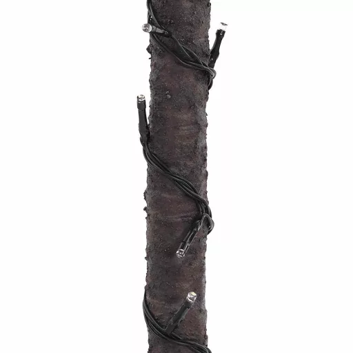 LED-es pálmafa 136 meleg fehér LED-del 220 cm