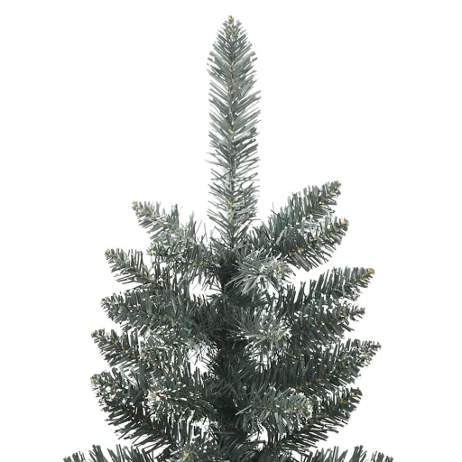 Zöld PVC vékony műkarácsonyfa állvánnyal 150 cm