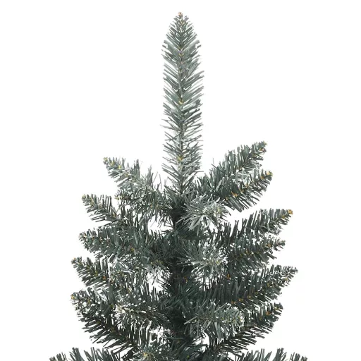 Zöld PVC vékony műkarácsonyfa állvánnyal 180 cm