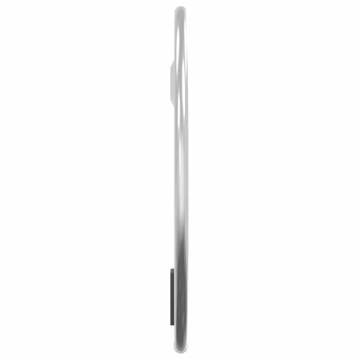 Ezüstszínű falitükör Ø 20 cm Kerek