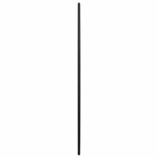 Fekete falitükör Ø 50 cm Kerek