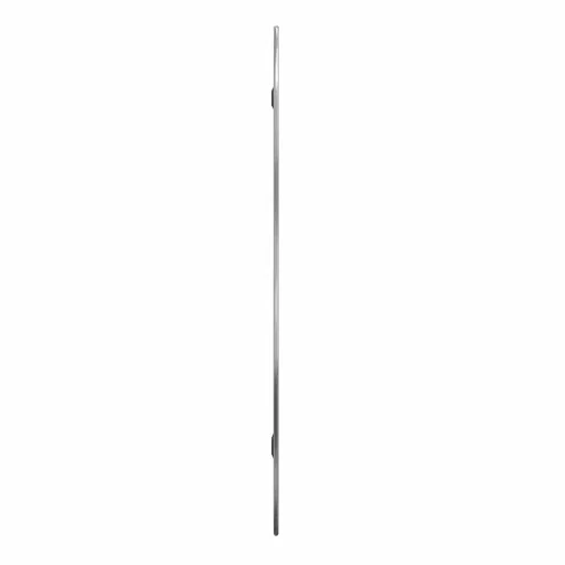 Ezüstszínű falitükör 100x45 cm