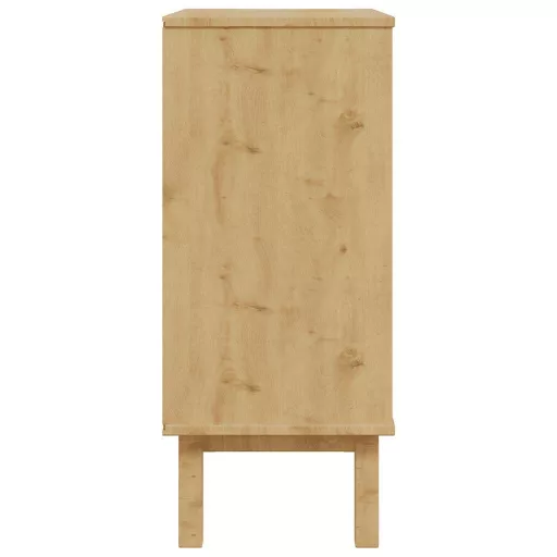 OTTA tömör fenyőfa fiókos szekrény 76,5 x 39,5 x 90 cm