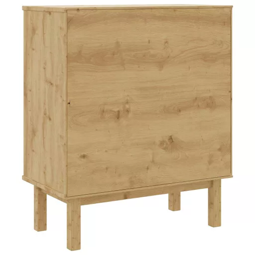 OTTA tömör fenyőfa fiókos szekrény 76,5 x 39,5 x 90 cm