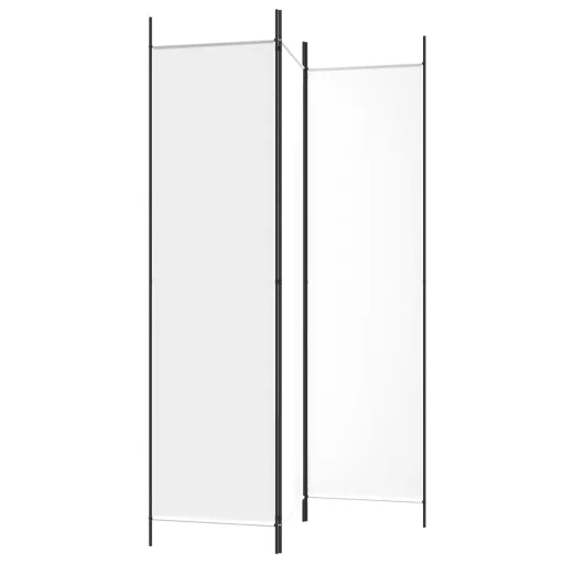 Fehér 3 paneles szövetparaván 300x180 cm