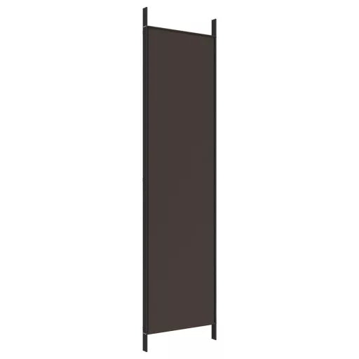 3 paneles barna szövet paraván 150 x 200 cm