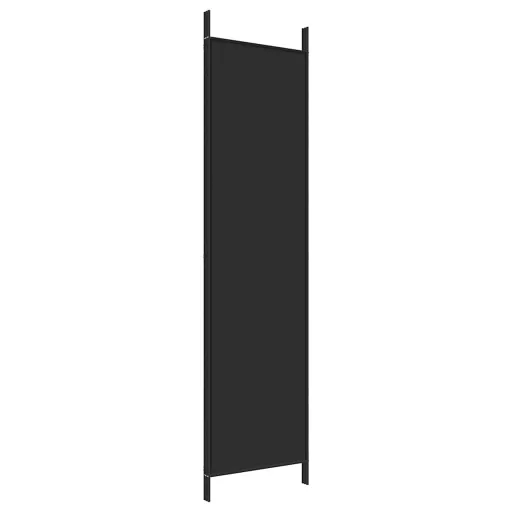 3 paneles fekete szövet térelválasztó 150 x 200 cm