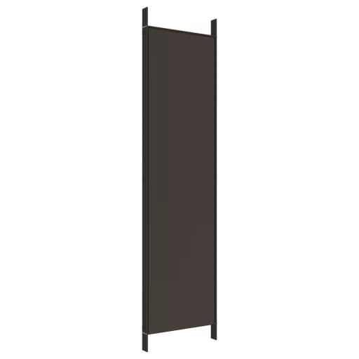 4 paneles barna szövet paraván 200x200 cm