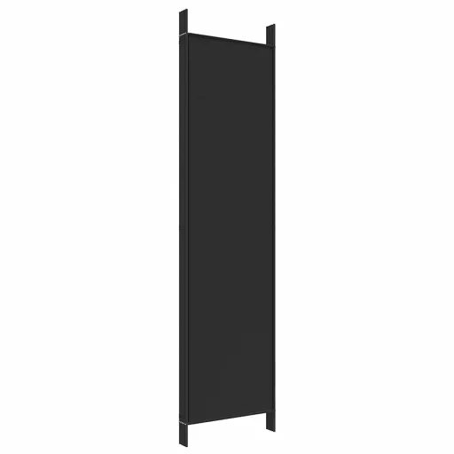 5 paneles fekete szövet térelválasztó 250x200 cm