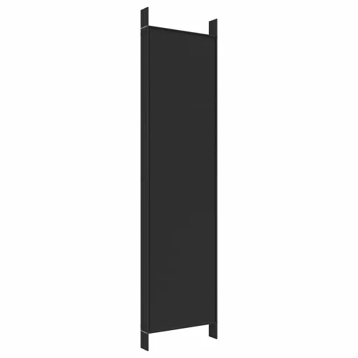 6 paneles fekete szövet térelválasztó 300x200 cm