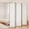 Fehér 5 paneles paraván 250x220 cm szövet
