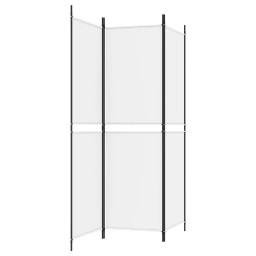 Fehér 3 paneles szövetparaván 150x180 cm