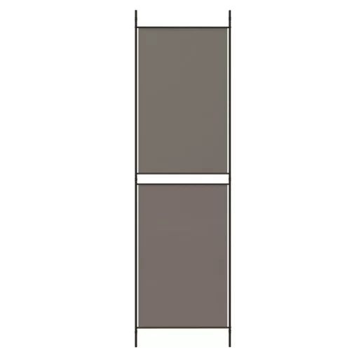 3 paneles antracitszürke szövet térelválasztó 150x180 cm
