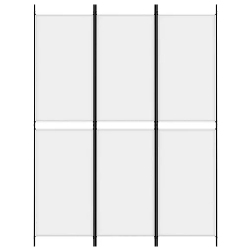 Fehér 3 paneles szövetparaván 300x180 cm