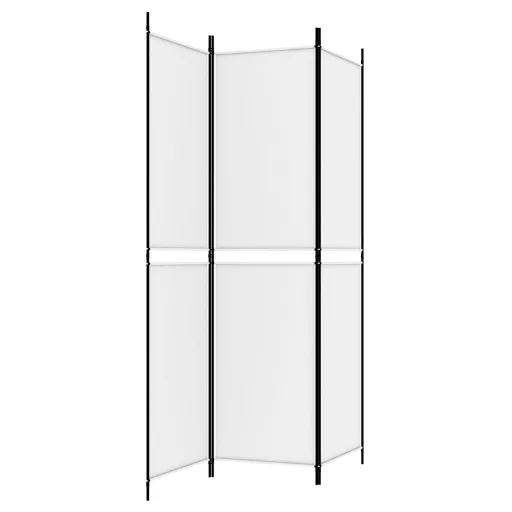 Fehér 3 paneles szövetparaván 300x180 cm