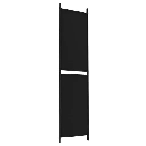 3 paneles fekete szövet térelválasztó 150 x 200 cm