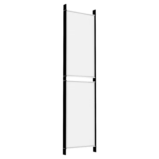 Fehér 5 paneles paraván 250x200 cm szövet