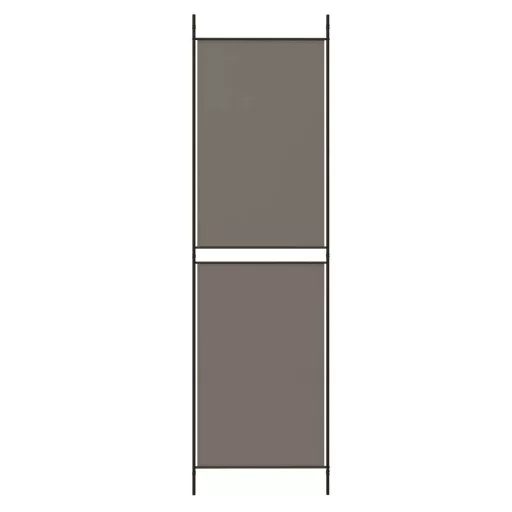3 paneles antracitszürke szövet térelválasztó 150 x 220 cm