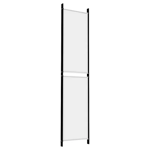 4 paneles fehér szövet térelválasztó 200x220 cm