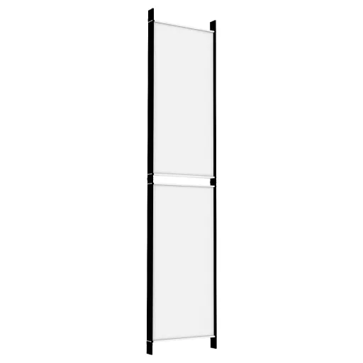 Fehér 5 paneles paraván 250x220 cm szövet