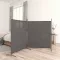 2 paneles antracitszürke szövet térelválasztó 348 x 180 cm