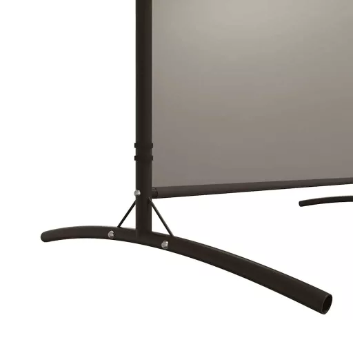 2 paneles antracitszürke szövet térelválasztó 348 x 180 cm