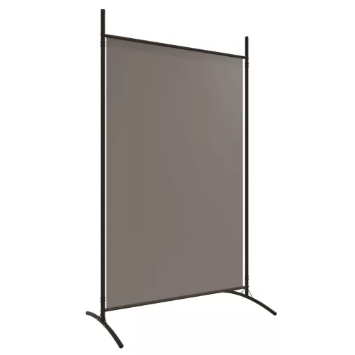 3 paneles antracitszürke szövet térelválasztó 525x180 cm