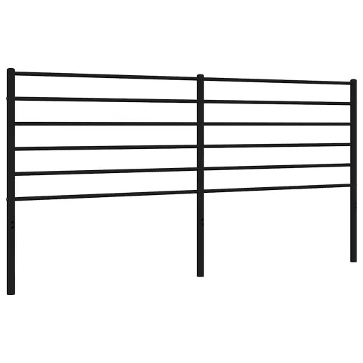 Fekete fém csere fejtámla 180 cm
