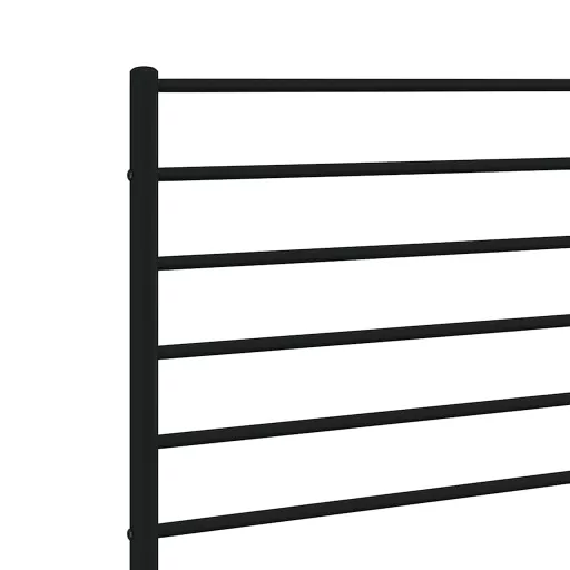 Fekete fém csere fejtámla 180 cm