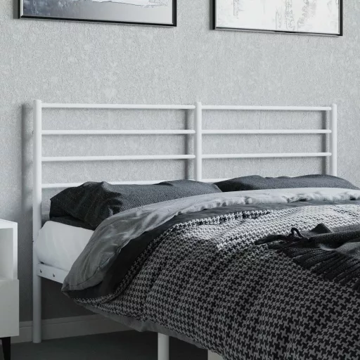 Fehér fém csere fejtámla 120 cm