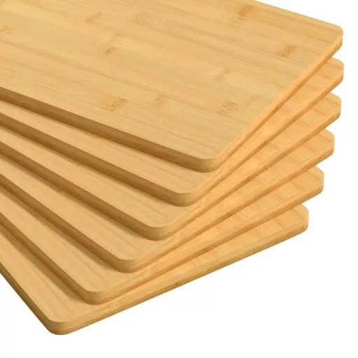 6 db bambusz reggelizőtálca 35 x 23 x 0,8 cm