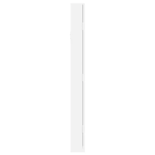 Fehér falra szerelhető tükrös ékszerszekrény 30x8,5x90 cm