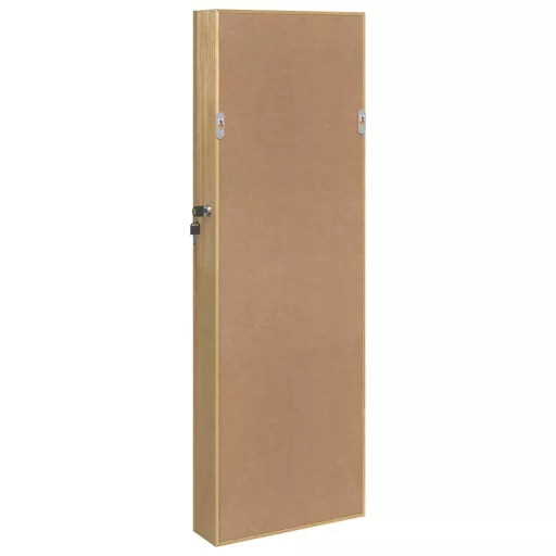 Falra szerelhető tükrös ékszerszekrény 30x8,5x90 cm