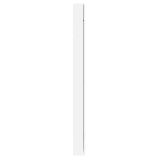 Fehér falra szerelhető tükrös ékszerszekrény 30x8,5x106 cm