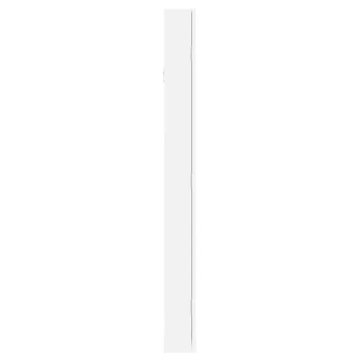 Fehér falra szerelhető tükrös ékszerszekrény 37,5x10x106 cm