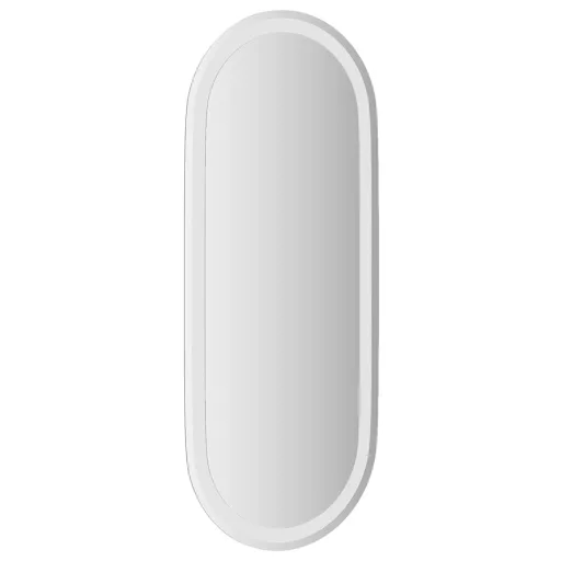 Ovális LED-es fürdőszobai tükör 90 x 40 cm