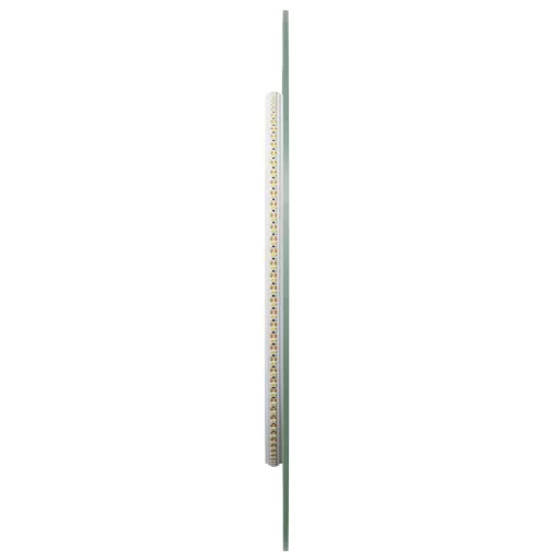 Ovális LED-es fürdőszobai tükör 90 x 40 cm