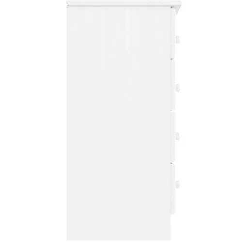 ALTA fehér tömör fenyőfa komód 77x35x73 cm