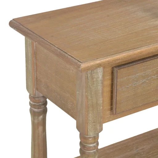 Szerelt fa tálalóasztal 110 x 30 x 76 cm
